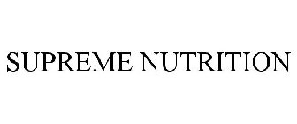 SUPREME NUTRITION