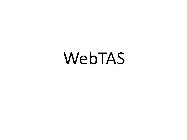 WEBTAS