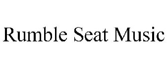 RUMBLE SEAT MUSIC