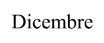 DICEMBRE