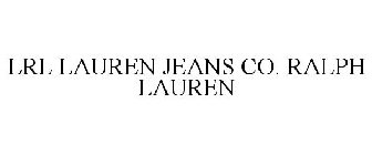 LRL LAUREN JEANS CO. RALPH LAUREN