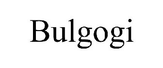 BULGOGI