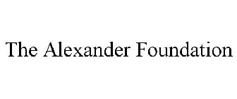 THE ALEXANDER FOUNDATION