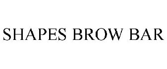 SHAPES BROW BAR