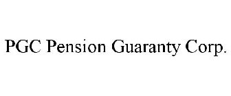 PGC PENSION GUARANTY CORP.