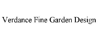 VERDANCE FINE GARDEN DESIGN