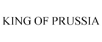 KING OF PRUSSIA