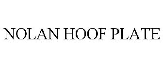 NOLAN HOOF PLATE