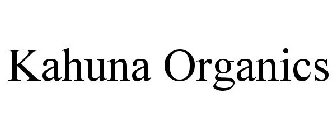 KAHUNA ORGANICS