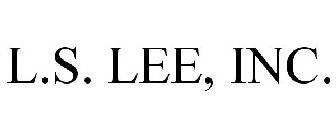 L.S. LEE, INC.