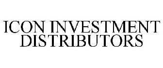 ICON INVESTMENT DISTRIBUTORS