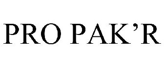 PRO PAK'R