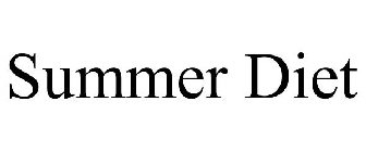 SUMMER DIET