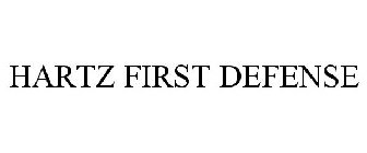 HARTZ FIRST DEFENSE