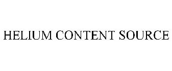 HELIUM CONTENT SOURCE