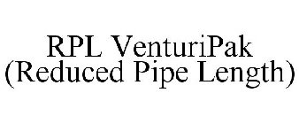 RPL VENTURIPAK (REDUCED PIPE LENGTH)