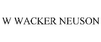 W WACKER NEUSON