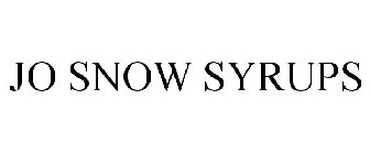 JO SNOW SYRUPS