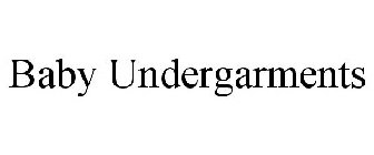 BABY UNDERGARMENTS