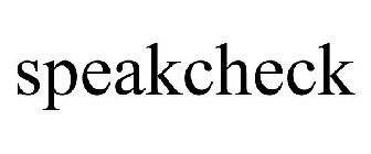 SPEAKCHECK