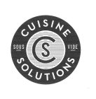 CS CUISINE SOLUTIONS SOUS VIDE