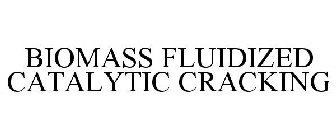 BIOMASS FLUIDIZED CATALYTIC CRACKING