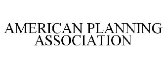 AMERICAN PLANNING ASSOCIATION