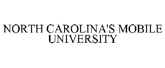 NORTH CAROLINA'S MOBILE UNIVERSITY