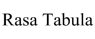 RASA TABULA