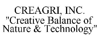 CREAGRI, INC. 