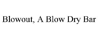 BLOWOUT A BLOW DRY BAR