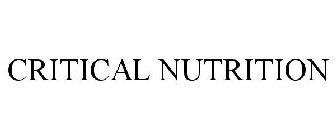 CRITICAL NUTRITION