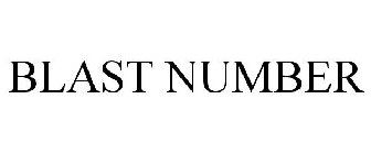 BLAST NUMBER