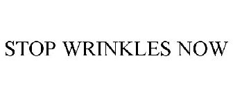 STOP WRINKLES NOW