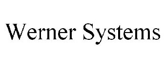 WERNER SYSTEMS