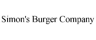 SIMON'S BURGER COMPANY