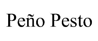 PEÑO PESTO