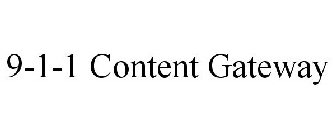 9-1-1 CONTENT GATEWAY