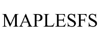 MAPLESFS