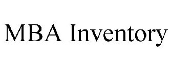 MBA INVENTORY
