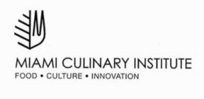 M MIAMI CULINARY INSTITUTE FOOD · CULTURE · INNOVATION