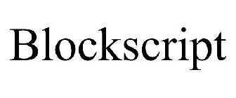 BLOCKSCRIPT