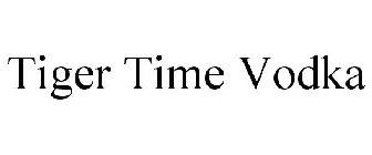 TIGER TIME VODKA