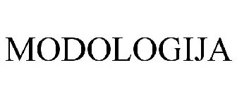 MODOLOGIJA