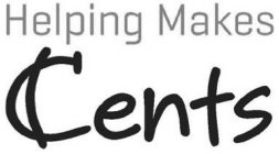 HELPING MAKES CENTS