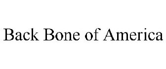 BACK BONE OF AMERICA