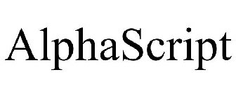 ALPHASCRIPT