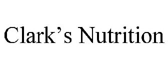 CLARK'S NUTRITION