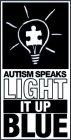 AUTISM SPEAKS LIGHT IT UP BLUE