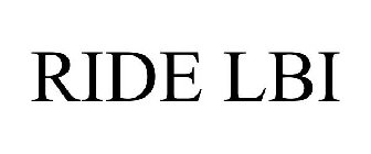 RIDE LBI